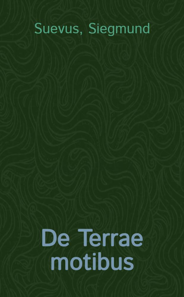 De Terrae motibus