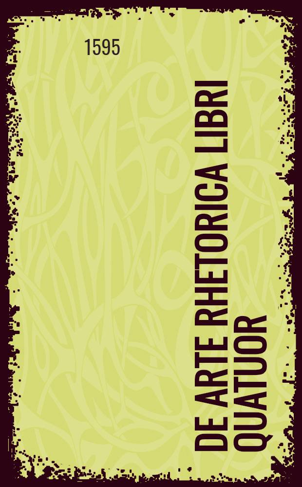 De arte rhetorica libri quatuor