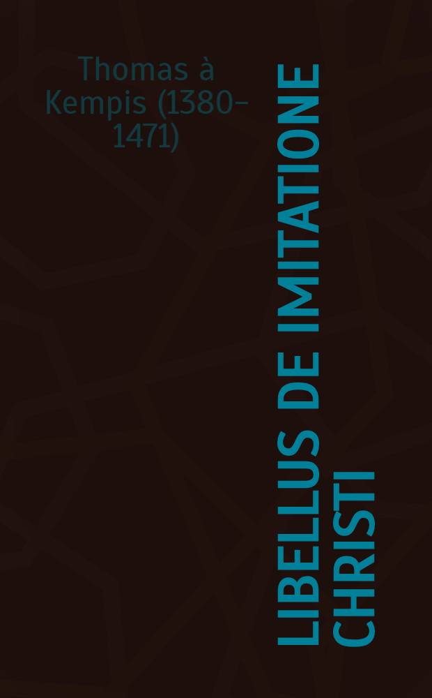 Libellus de imitatione Christi
