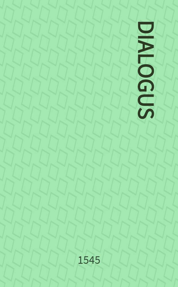 Dialogus