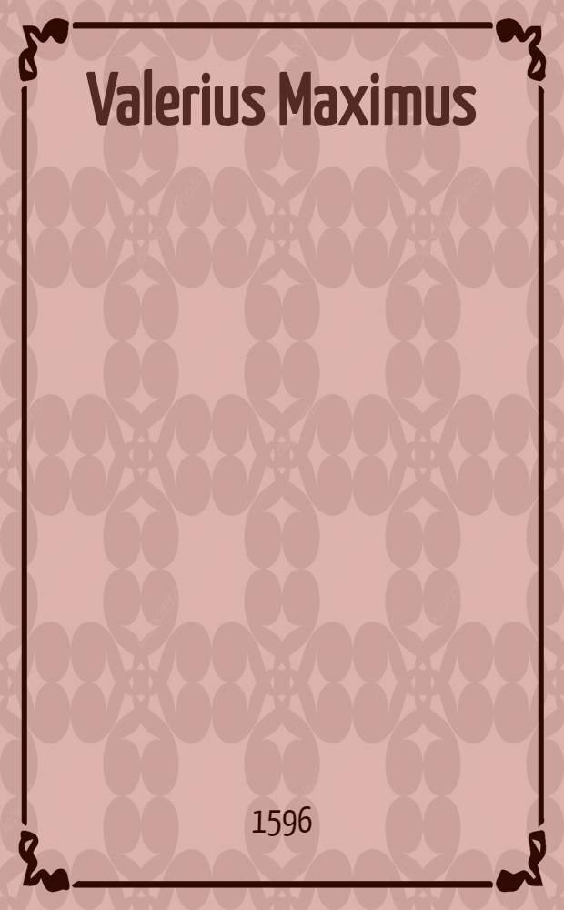 Valerius Maximus