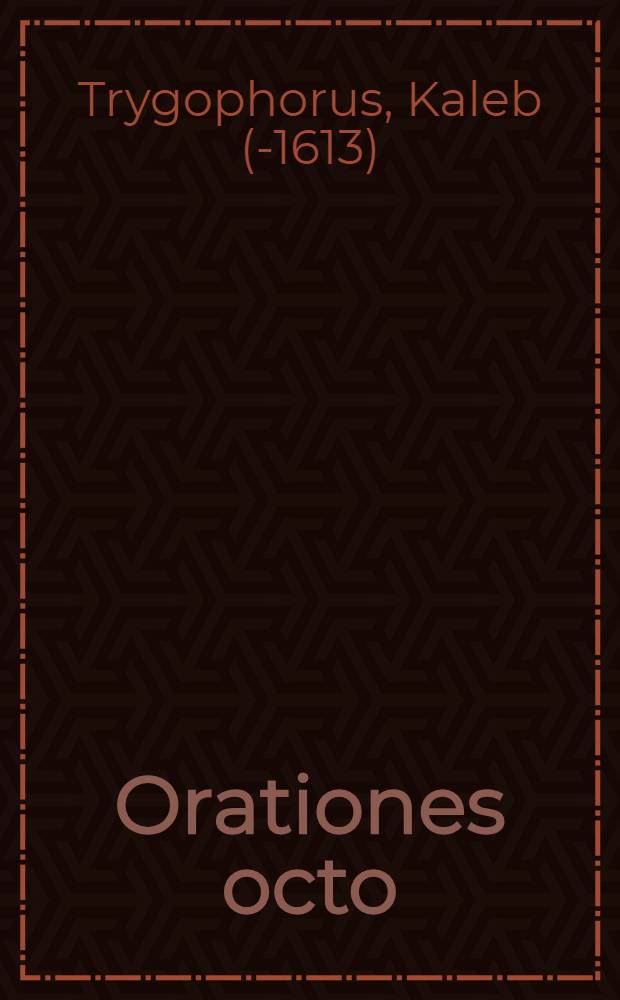 Orationes octo