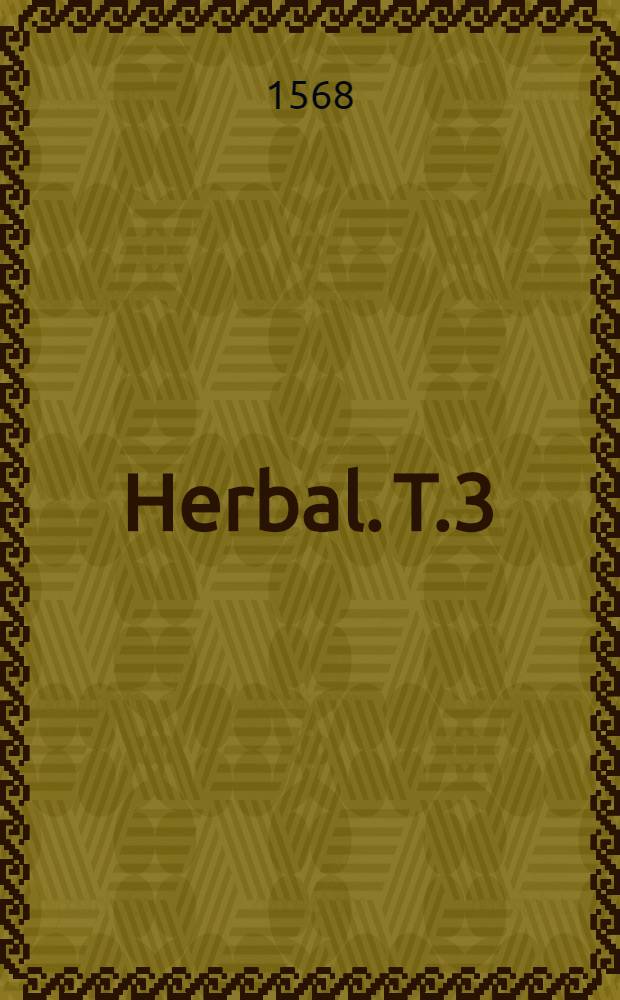 Herbal. T.3