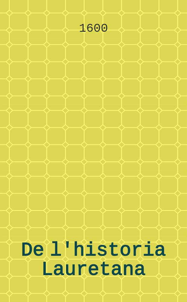 De l'historia Lauretana