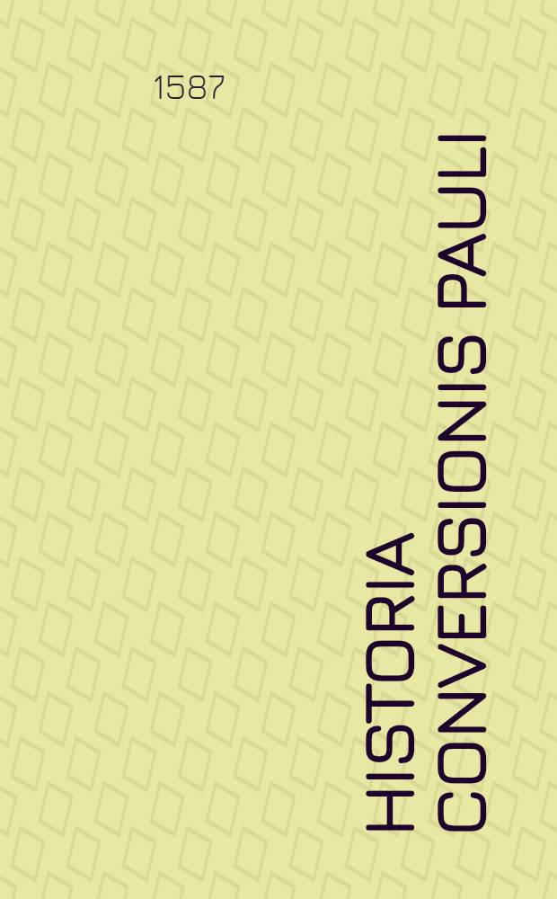 Historia conversionis Pauli