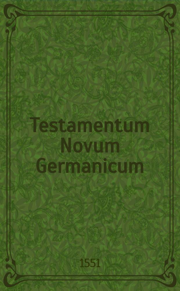 Testamentum Novum Germanicum