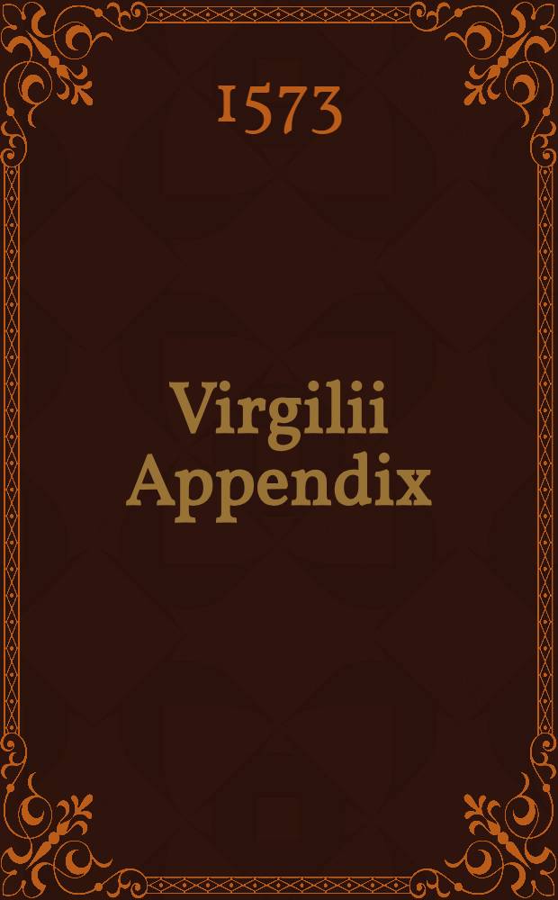 Virgilii Appendix
