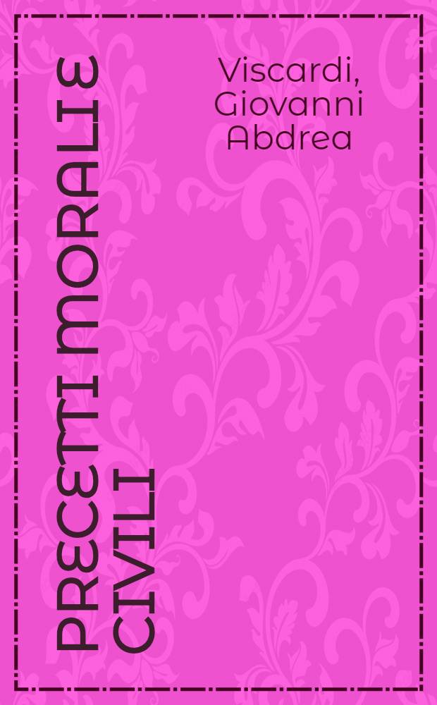 Precetti morali e civili