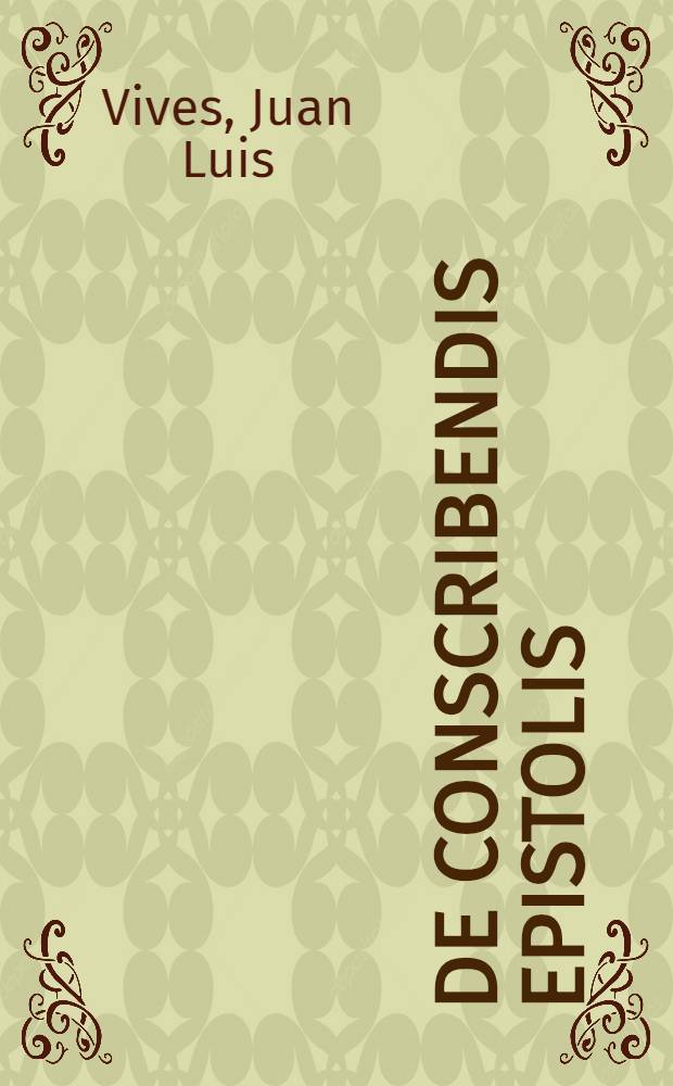 De conscribendis epistolis