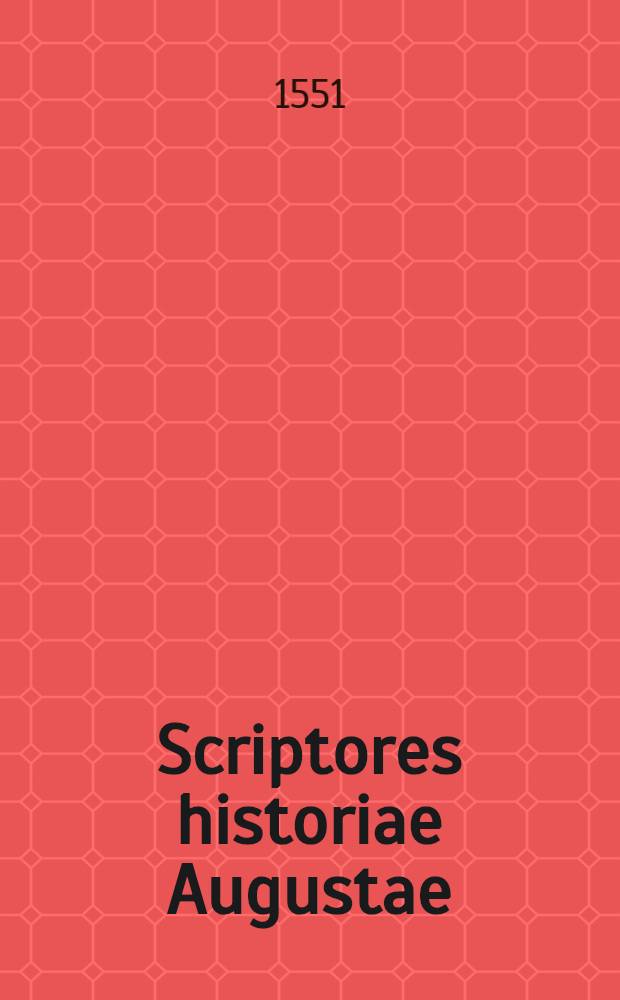 Scriptores historiae Augustae