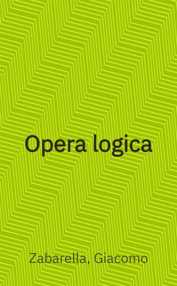 Opera logica