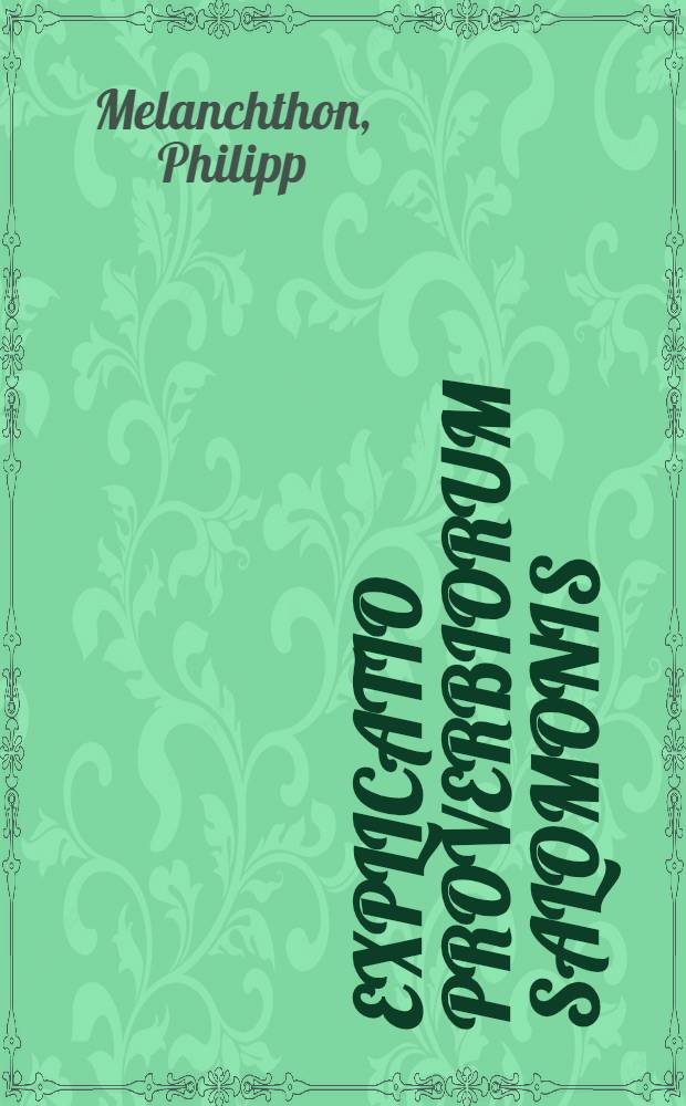 Explicatio Proverbiorum Salomonis