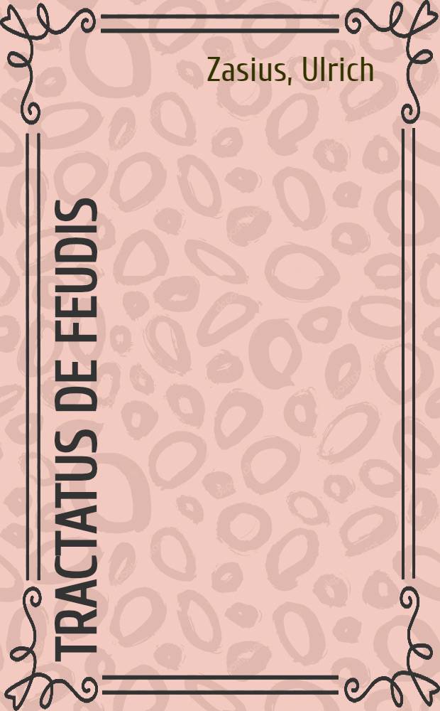 Tractatus de feudis