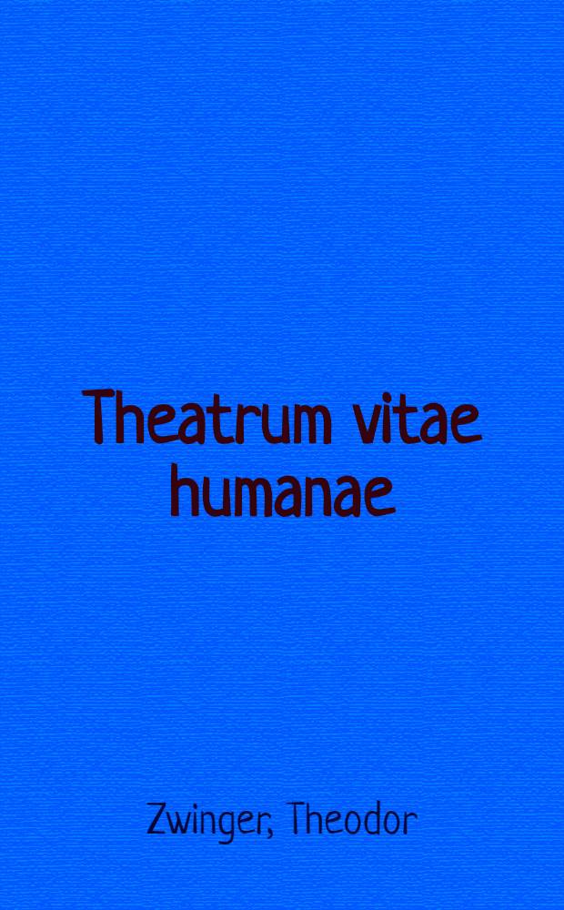 Theatrum vitae humanae