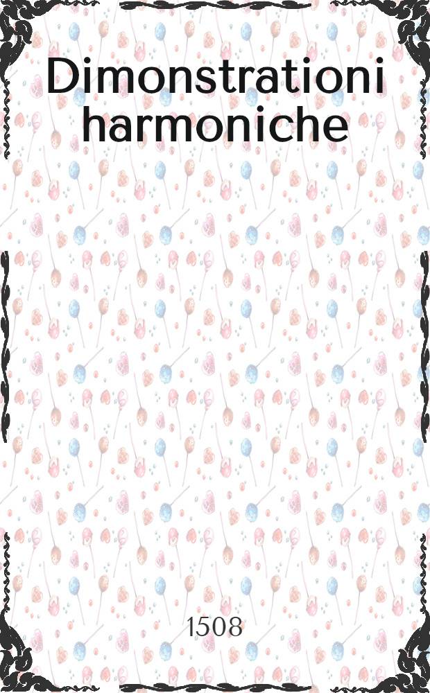 Dimonstrationi harmoniche