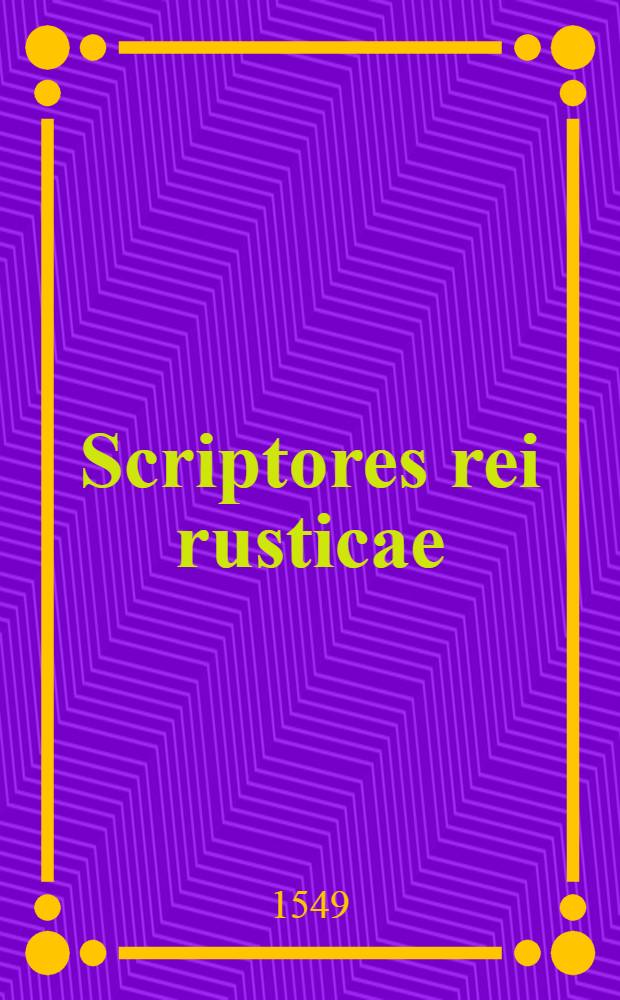 Scriptores rei rusticae