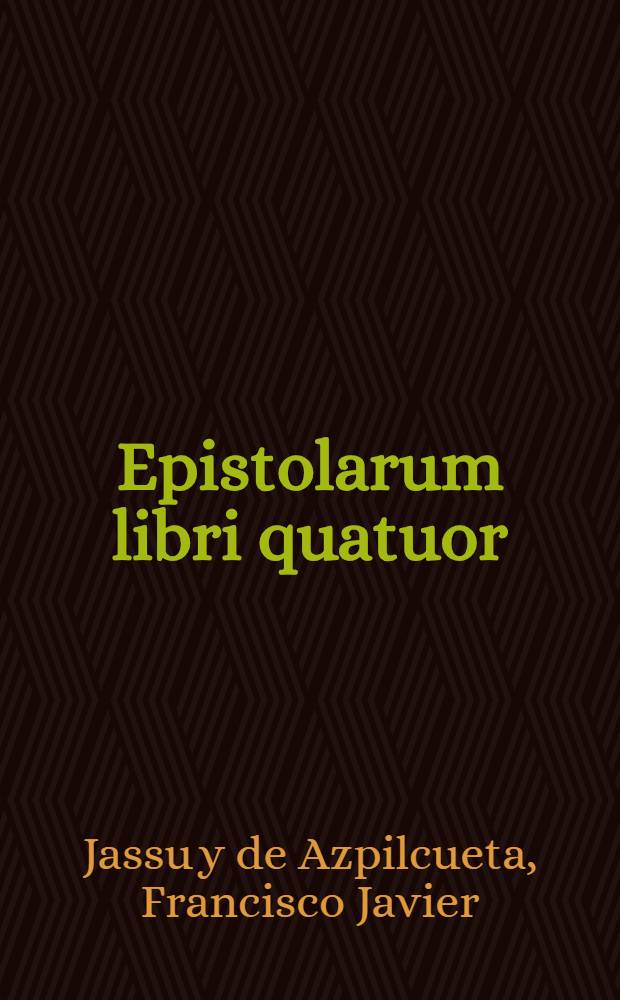 Epistolarum libri quatuor