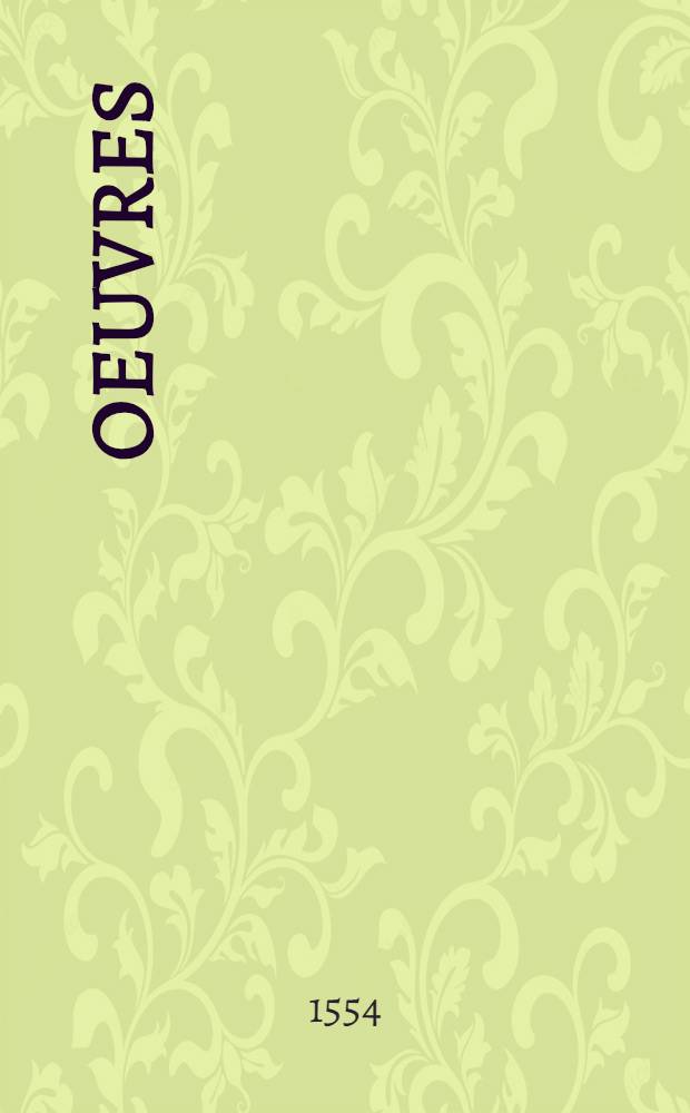 Oeuvres