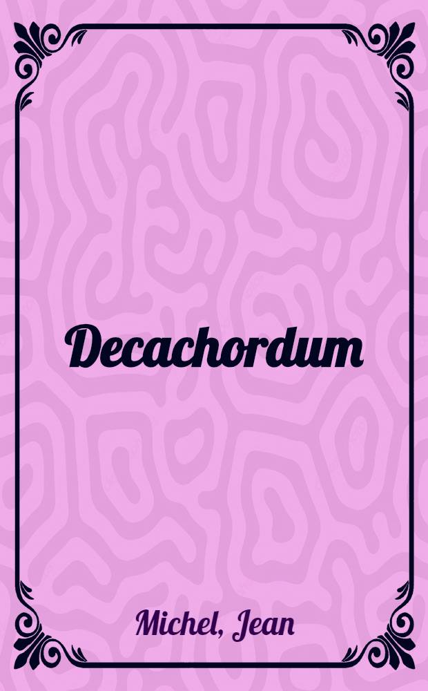 Decachordum