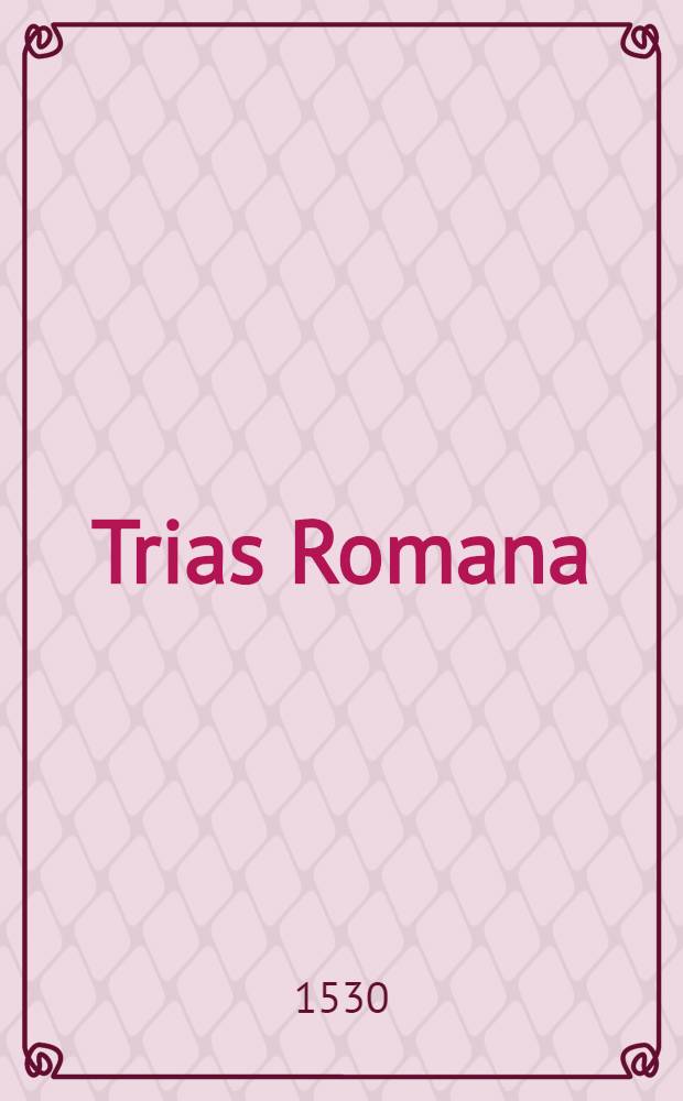 Trias Romana