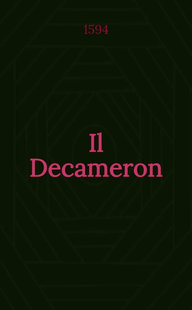 [Il Decameron