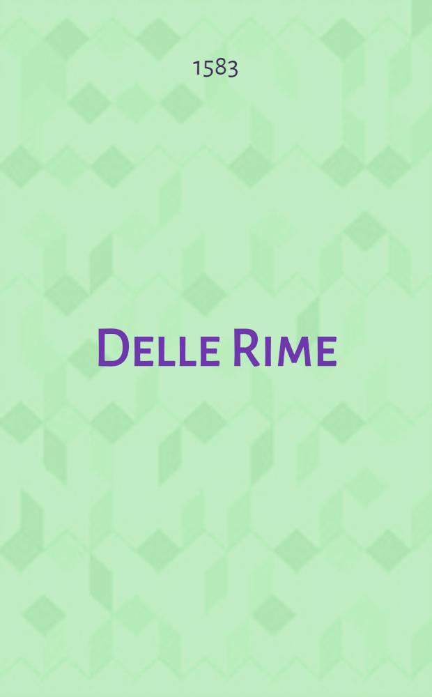 Delle Rime