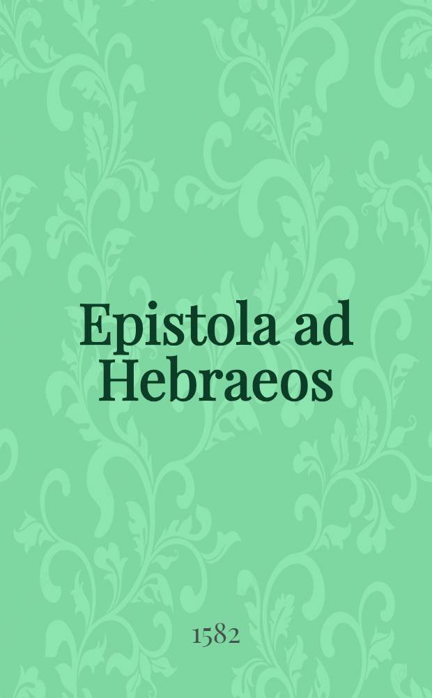 Epistola ad Hebraeos