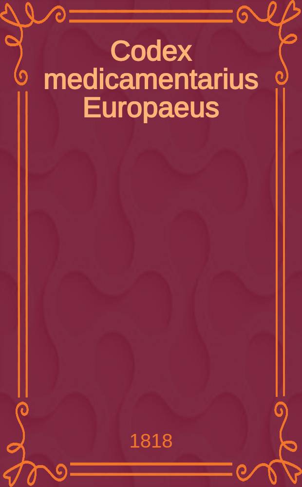 Codex medicamentarius Europaeus
