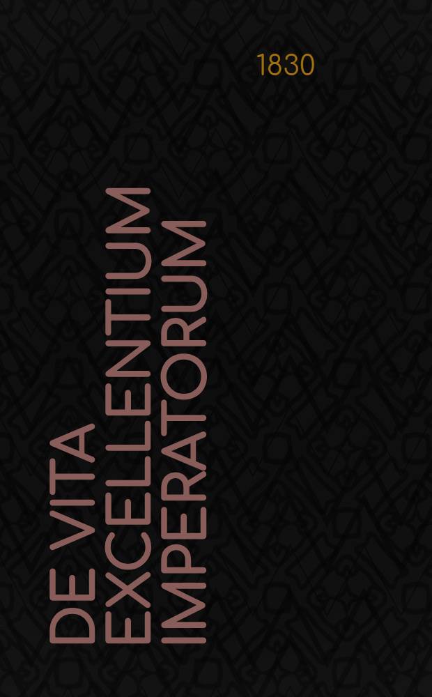 De vita excellentium imperatorum