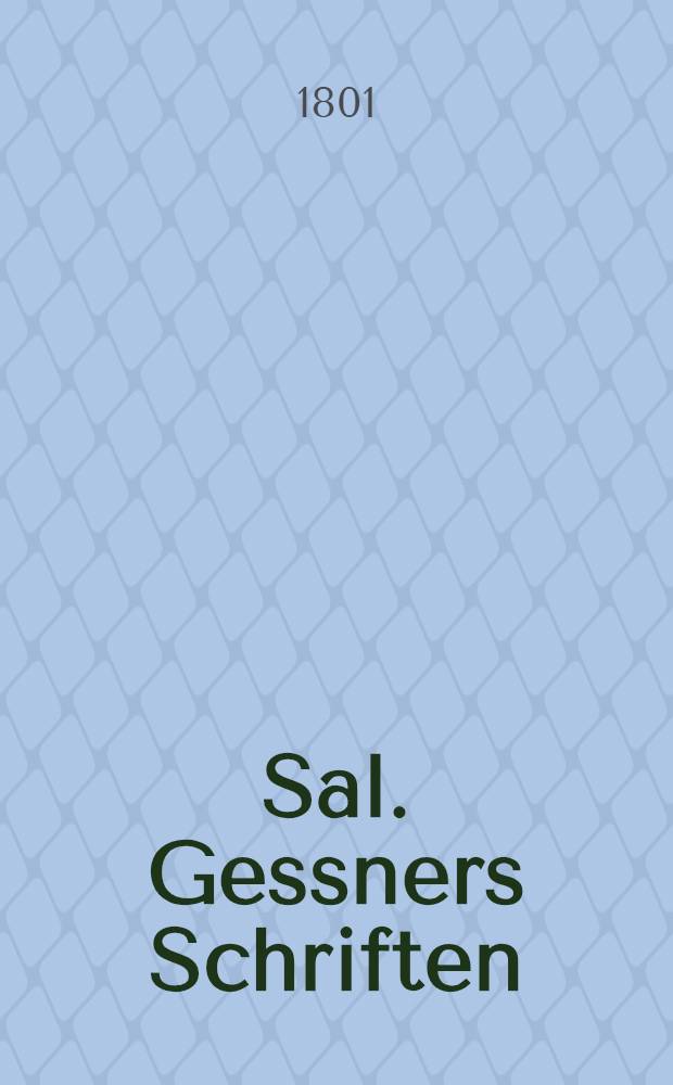 Sal. Gessners Schriften