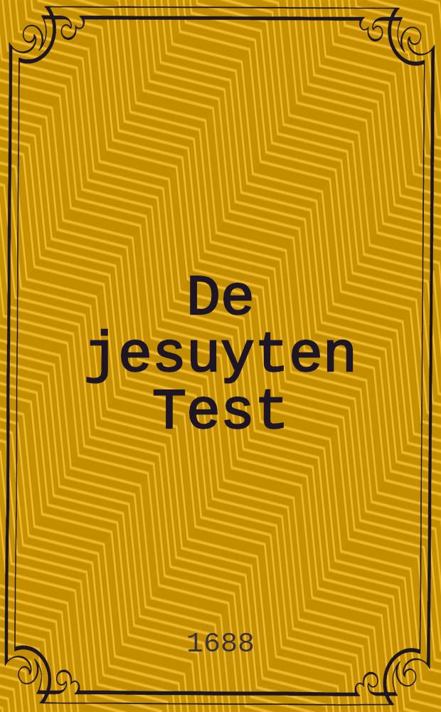 De jesuyten Test