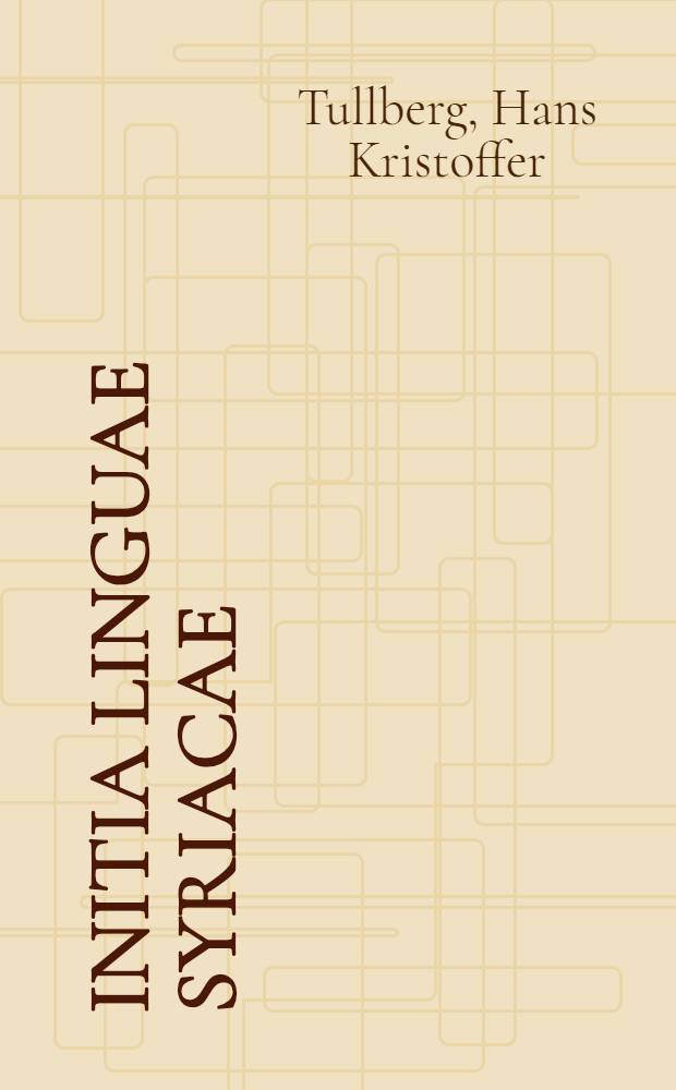 Initia linguae Syriacae