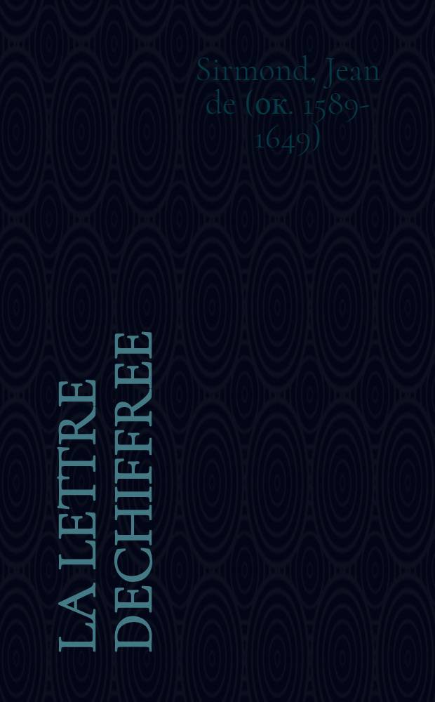 La lettre dechiffree