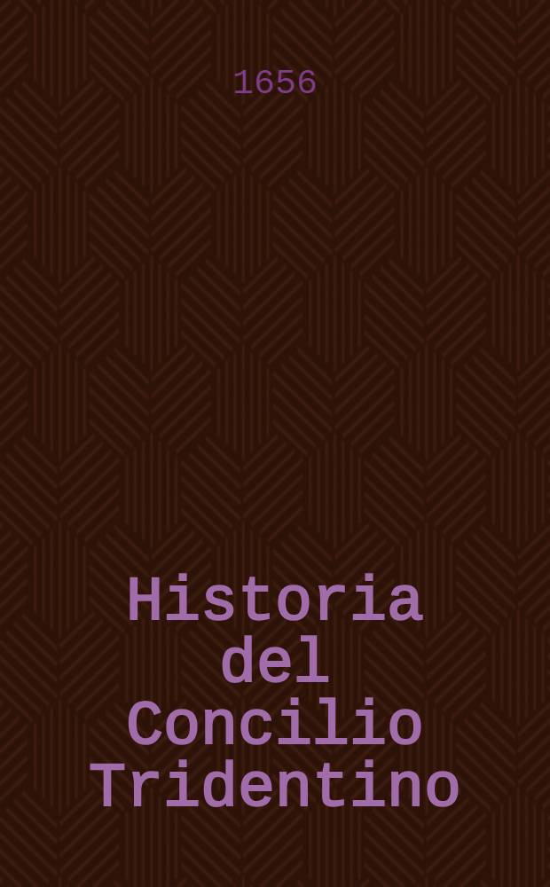Historia del Concilio Tridentino