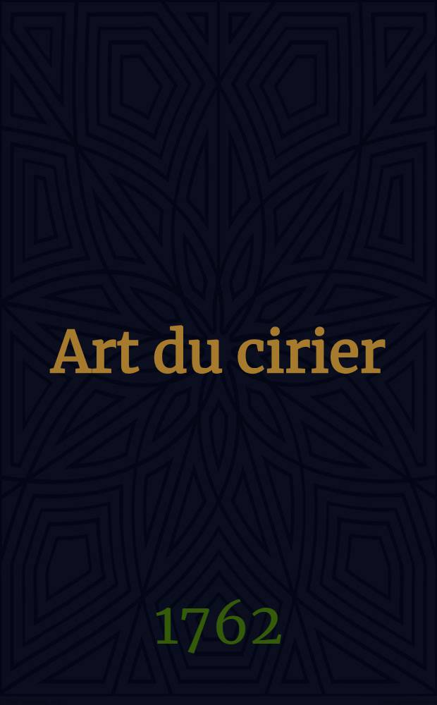 Art du cirier