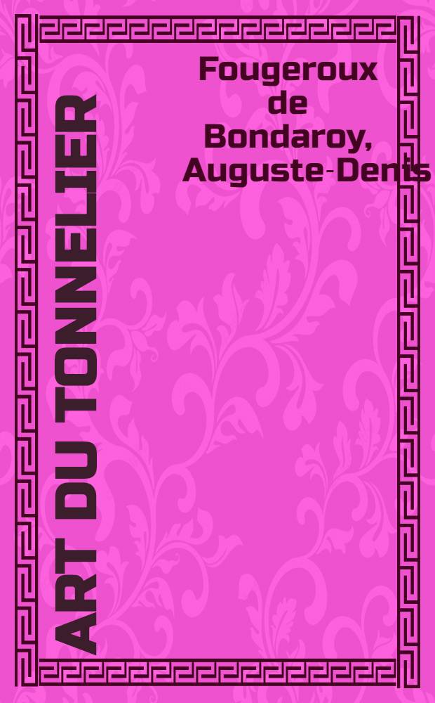 Art du tonnelier