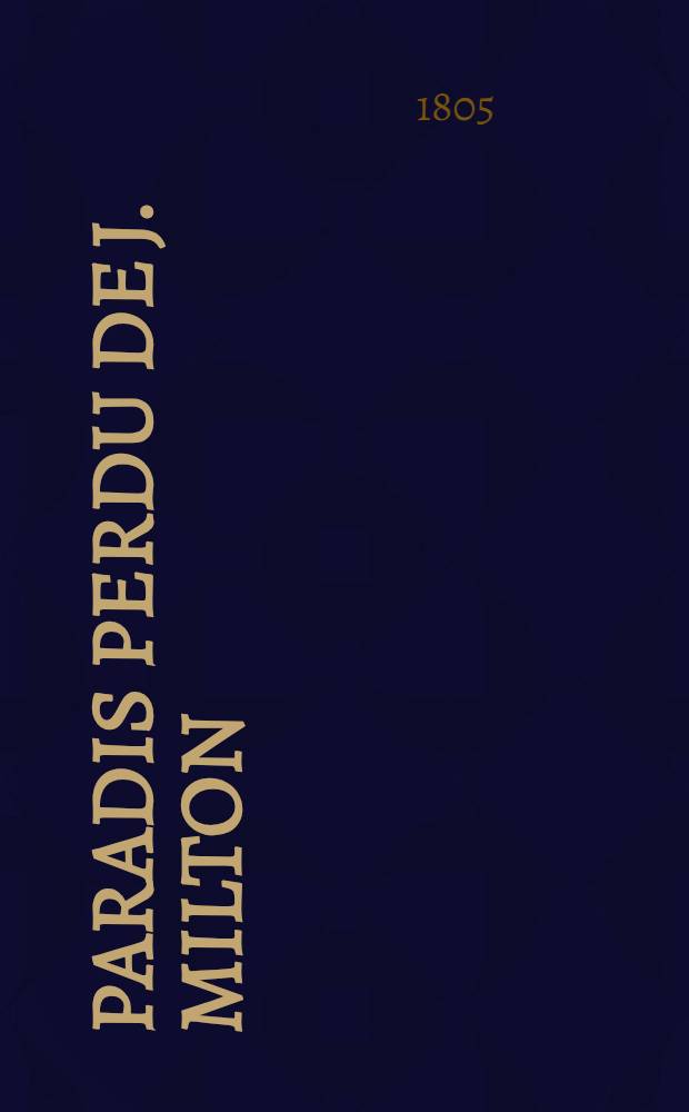 Paradis perdu [de J. Milton]