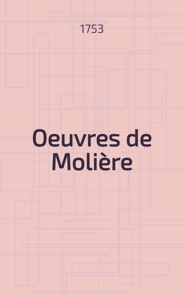 Oeuvres de Molière