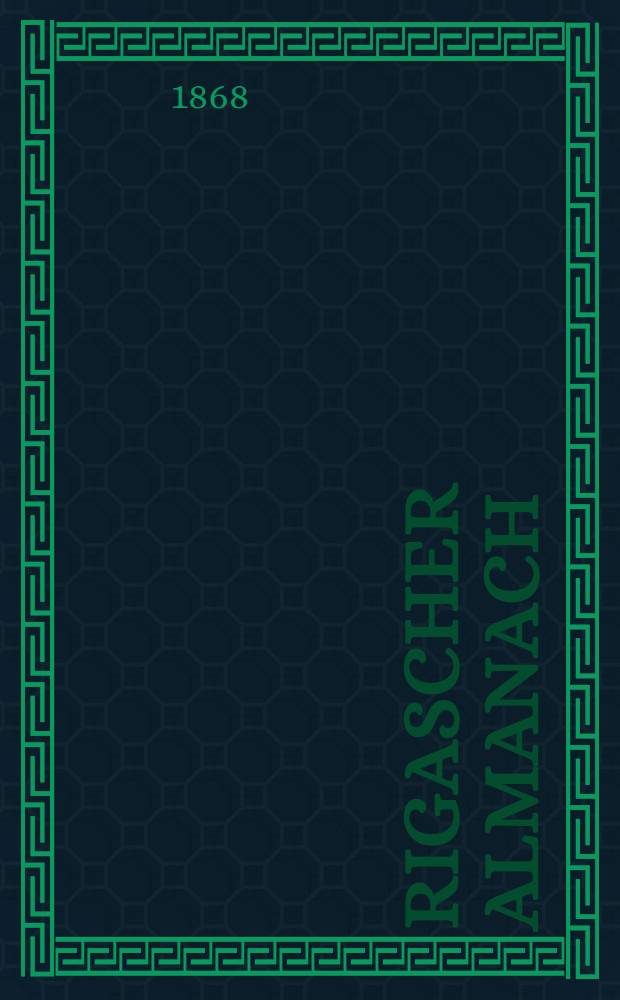 Rigascher Almanach