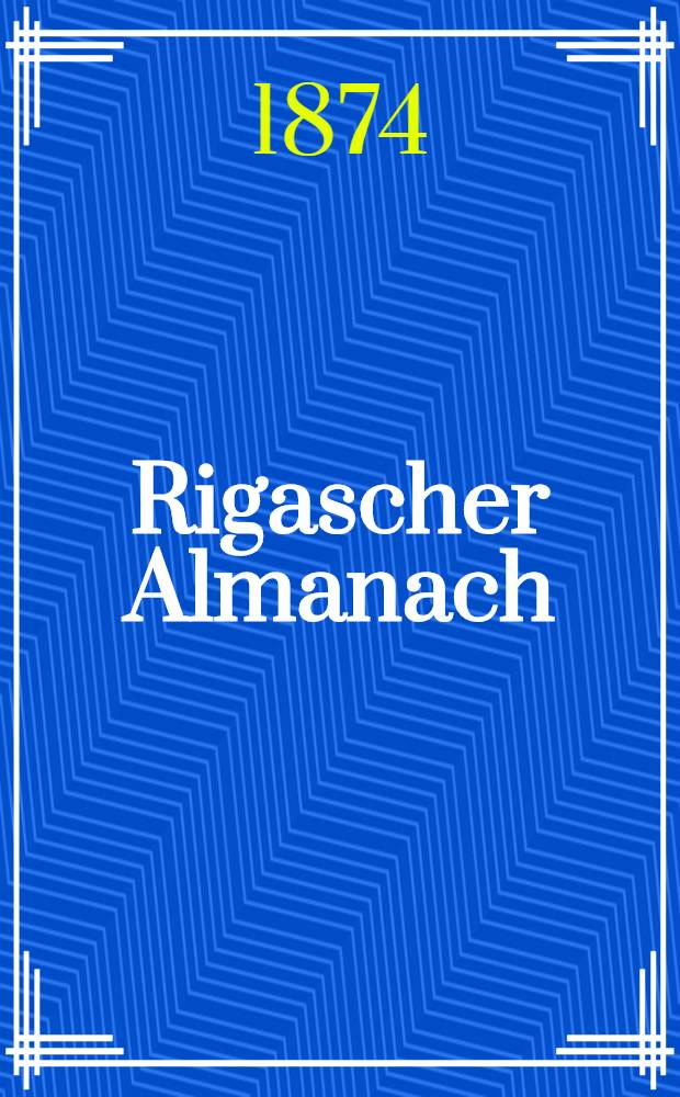 Rigascher Almanach