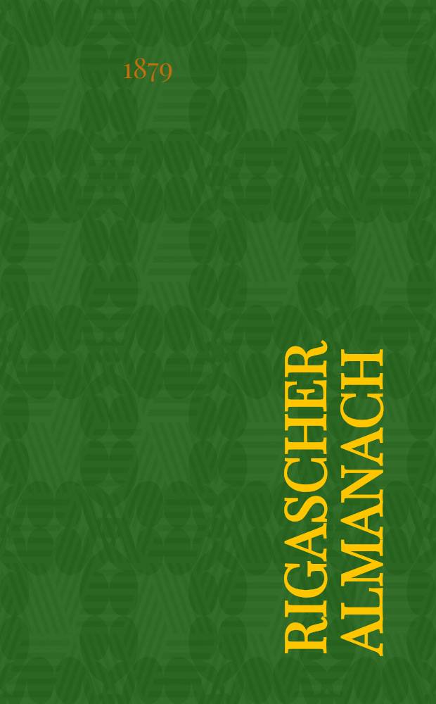 Rigascher Almanach