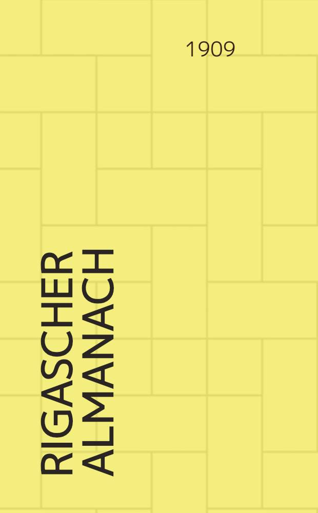Rigascher Almanach