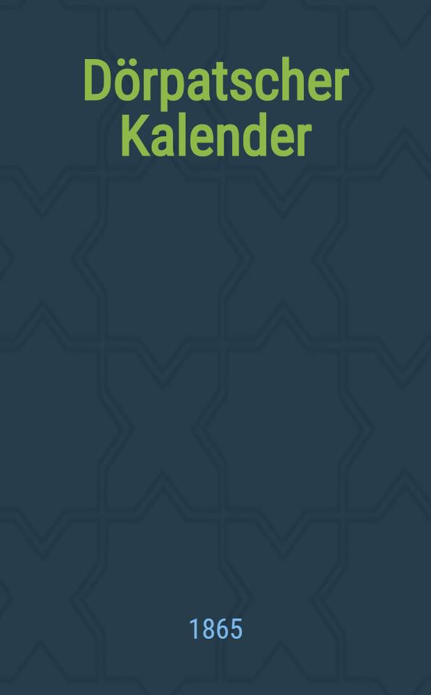 D&ouml;rpatscher Kalender