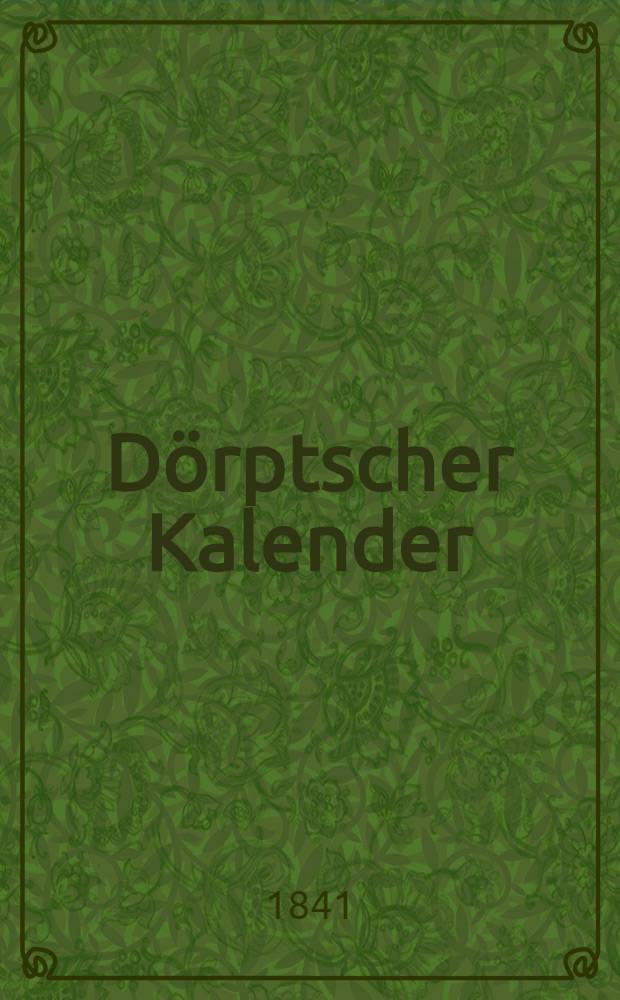 Dörptscher Kalender