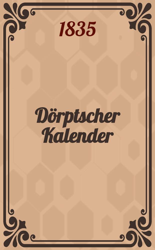 Dörptscher Kalender