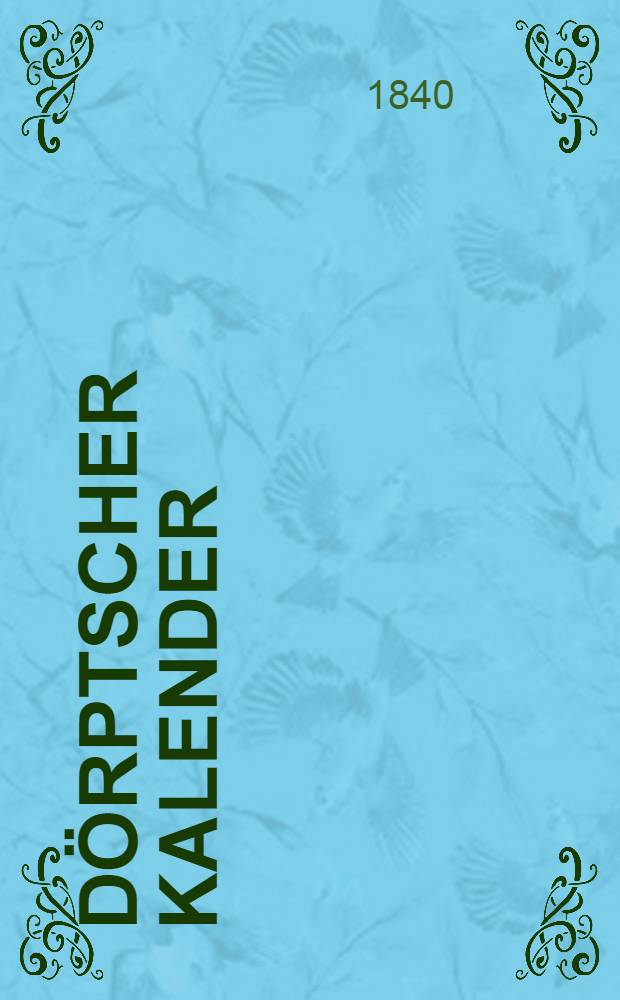 Dörptscher Kalender