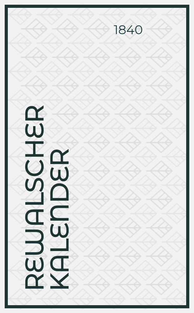 Rewalscher Kalender