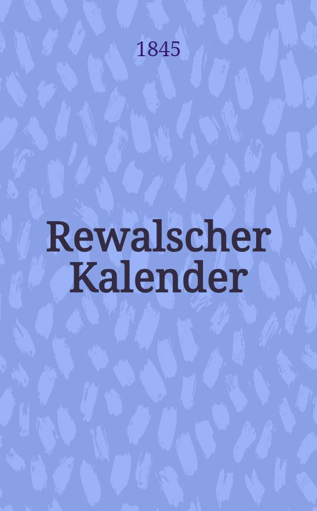 Rewalscher Kalender