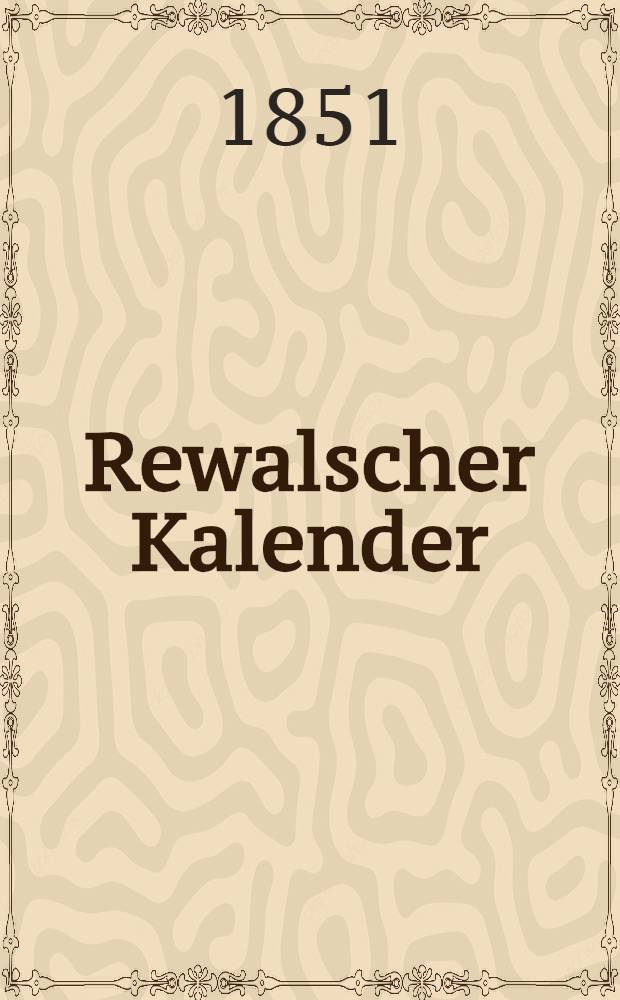 Rewalscher Kalender