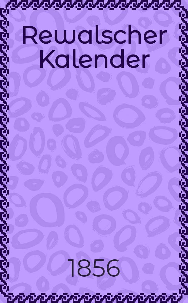 Rewalscher Kalender